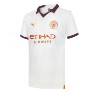 Manchester City Jeremy Doku #11 Vonkajší futbalový dres 2023-24 Krátky Rukáv